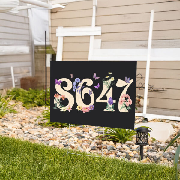 8647 Subtle Anti Trump Yard Sign