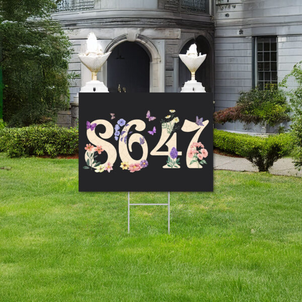 8647 Subtle Anti Trump Yard Sign