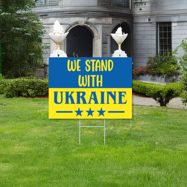 Freedom for Ukraine Yard Sign