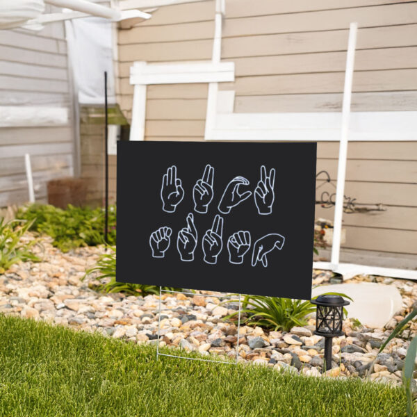 F*ck Trump Sign Language Yard Sign