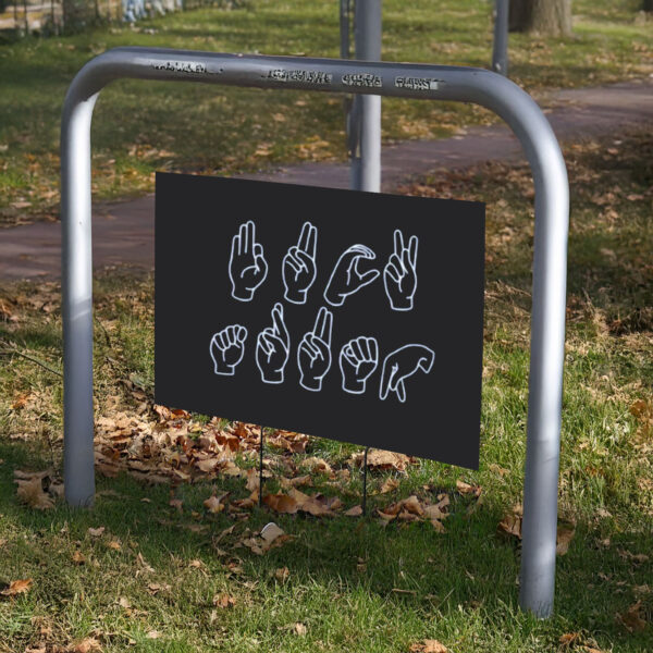 F*ck Trump Sign Language Yard Sign