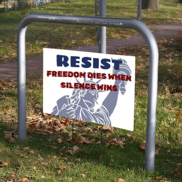 RESIST Yard Sign, Anti Trump Yard Sign